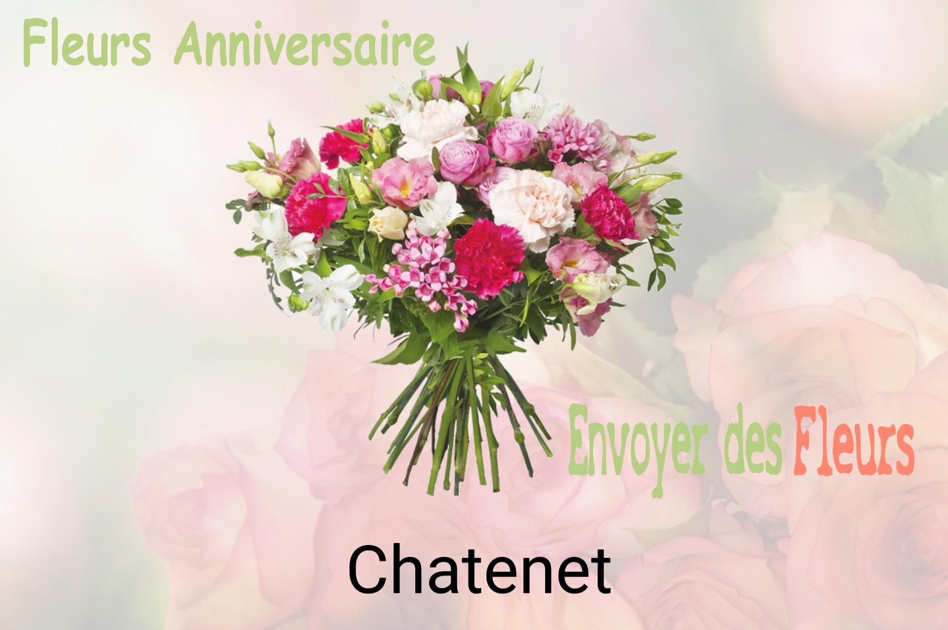Bouquet de fleurs d’anniversaire livré à Chatenet