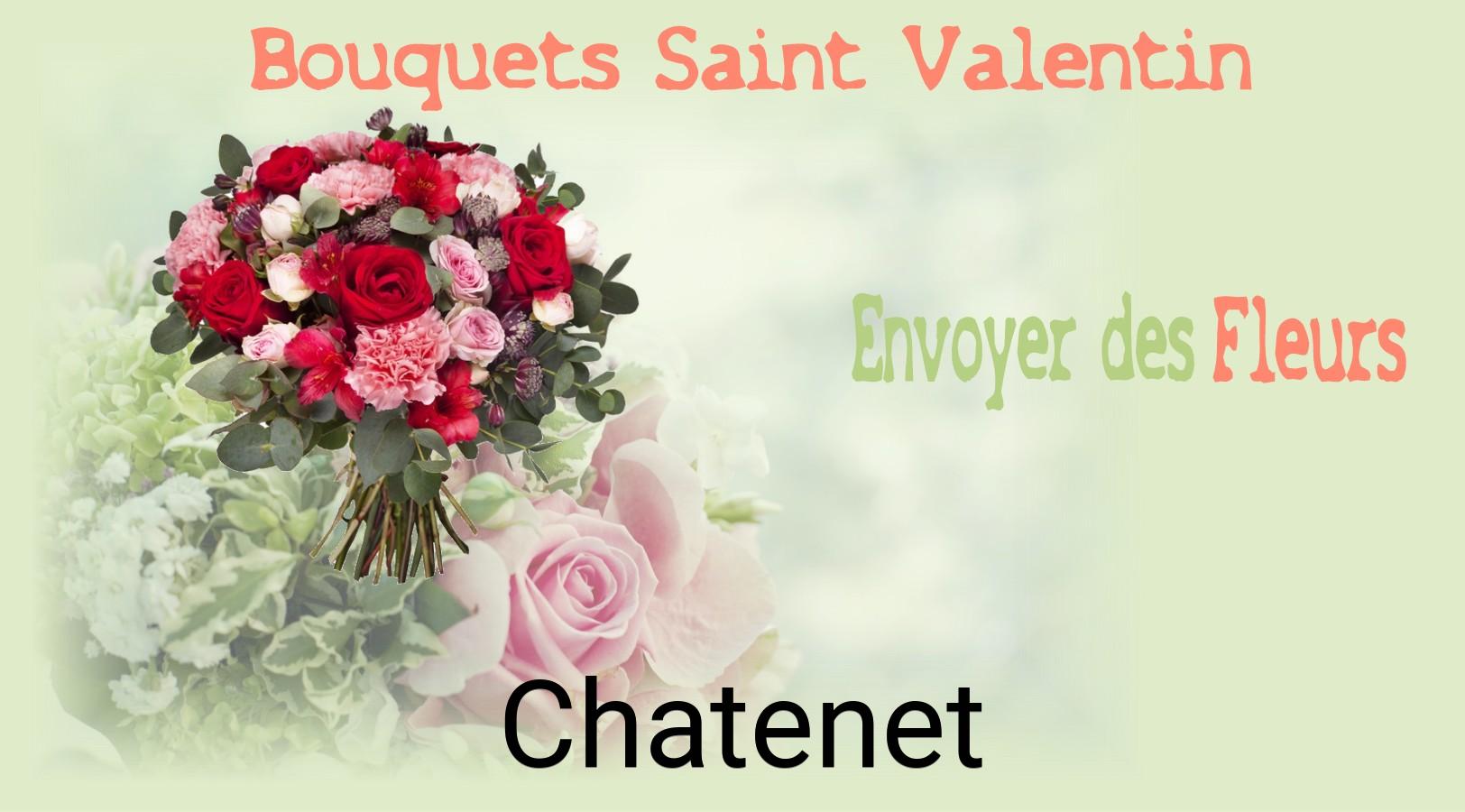 Roses de Saint-Valentin livrées à Chatenet